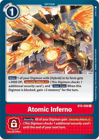 Atomic Inferno, Great Legend BT4-098 C