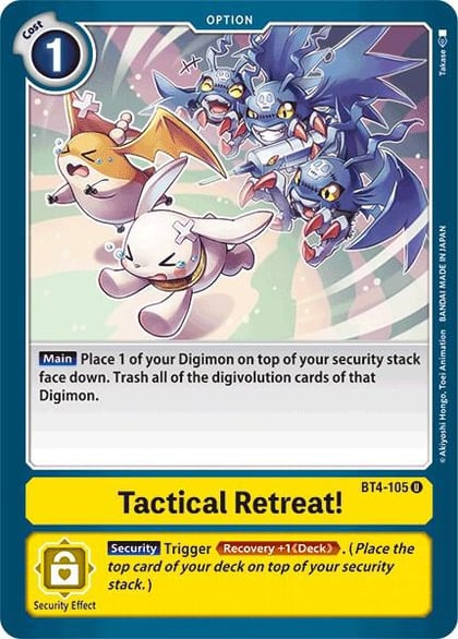 Tactical Retreat!, Great Legend BT4-105 U