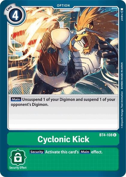 Cyclonic Kick, Great Legend BT4-108 C