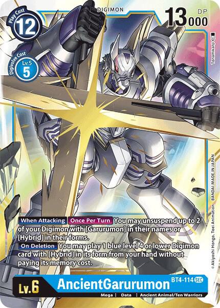 AncientGarurumon, Great Legend BT4-114 SEC