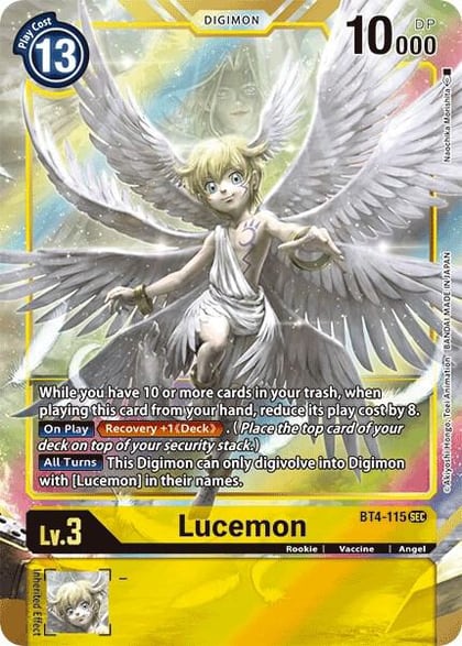 Lucemon (Alternate Art), Great Legend BT4-115 SEC