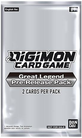 Great Legend Pre-Release Pack, Great Legend Pre-Release Cards P244270