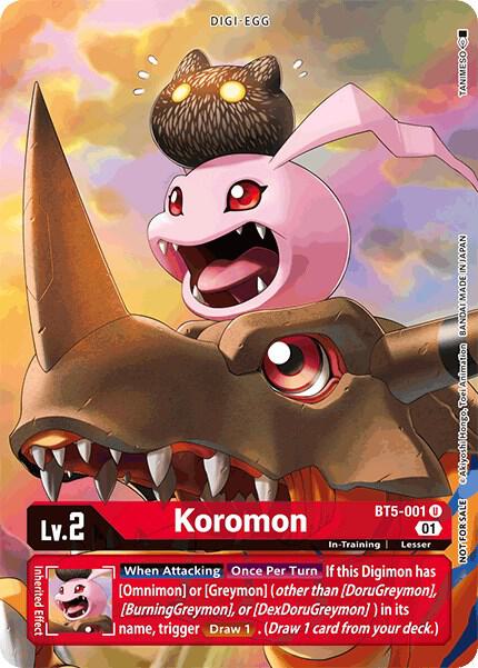 Koromon - BT5-001 (Premier TO Event June 2021), Battle of Omni BT5-001 U