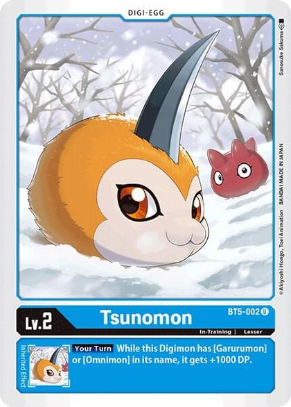 Tsunomon, Battle of Omni BT5-002 U