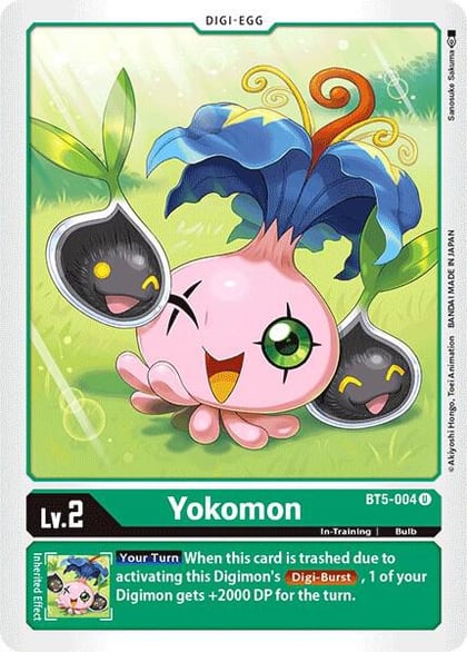 Yokomon, Battle of Omni BT5-004 U