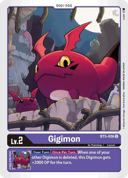 Gigimon, Battle of Omni BT5-006 U