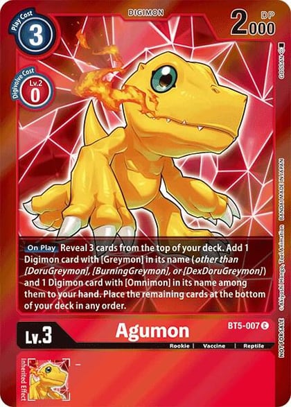 Agumon (Event Pack 2), Battle of Omni BT5-007 C