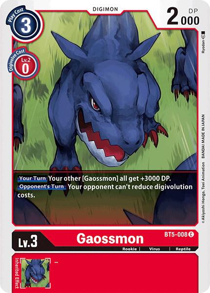 Gaossmon, Battle of Omni BT5-008 C