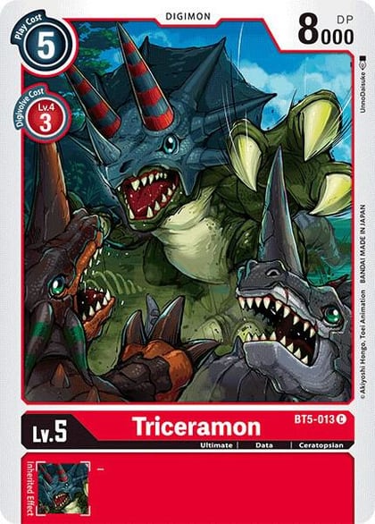 Triceramon, Battle of Omni BT5-013 C
