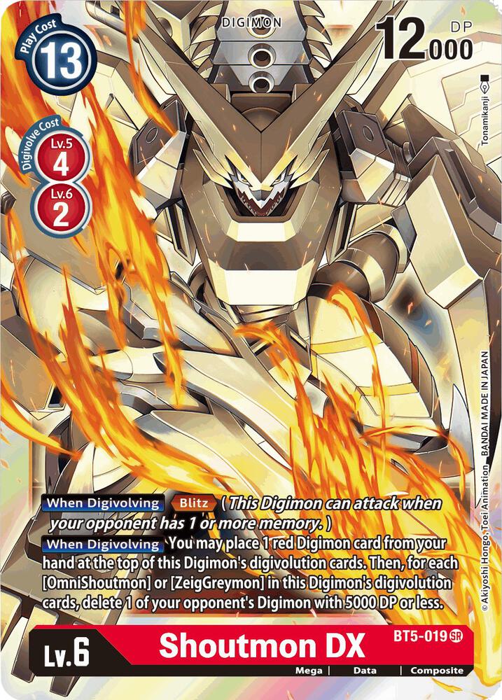 Shoutmon DX, Battle of Omni BT5-019 SR