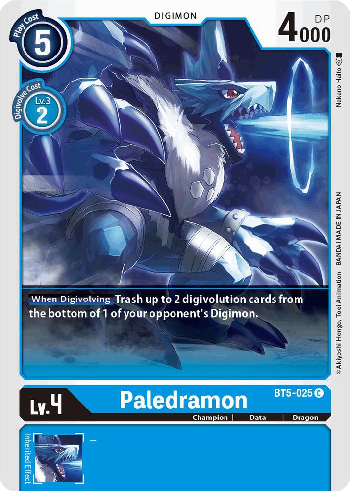 Paledramon, Battle of Omni BT5-025 C