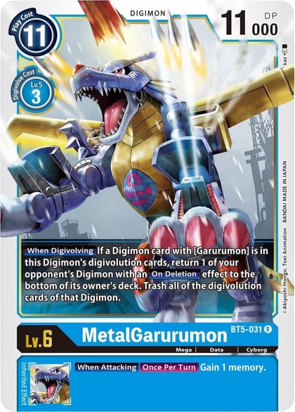 MetalGarurumon - BT5-031, Battle of Omni BT5-031 R