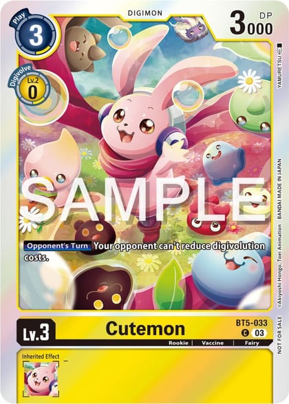 Cutemon (Winner Pack -Exceed Apocalypse-), Battle of Omni BT5-033 C