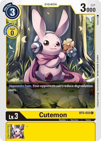 Cutemon, Battle of Omni BT5-033 C