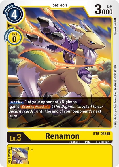 Renamon, Battle of Omni BT5-036 R