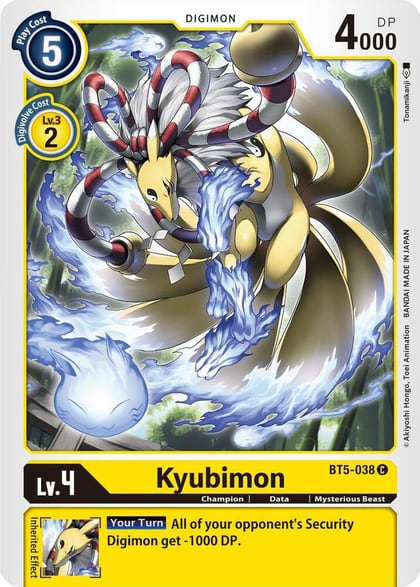 Kyubimon, Battle of Omni BT5-038 C