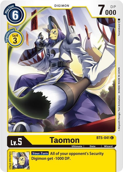 Taomon, Battle of Omni BT5-041 C
