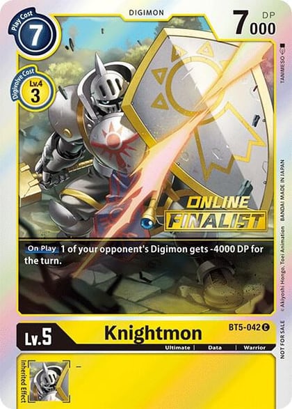 Knightmon - BT5-042 (2021 Championship Online Regional) [Online Finalist], Battle of Omni BT5-042 C