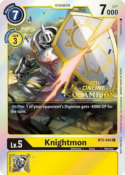 Knightmon - BT5-042 (2021 Championship Online Regional) [Online Champion], Battle of Omni BT5-042 C