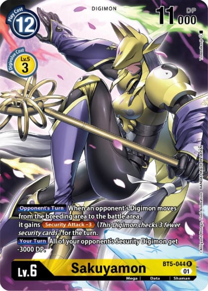 Sakuyamon (Digimon Card Game Deck Box Set), Battle of Omni BT5-044 R