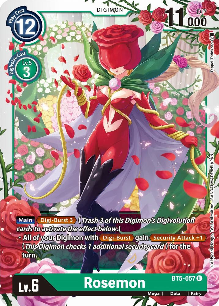 Rosemon, Battle of Omni BT5-057 U