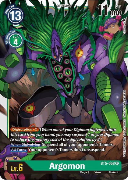 Argomon, Battle of Omni BT5-058 R