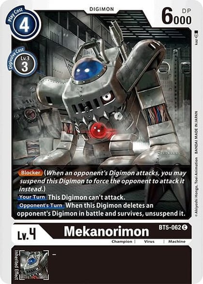 Mekanorimon, Battle of Omni BT5-062 C