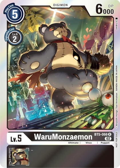 WaruMonzaemon (Official Tournament Pack Vol. 7), Battle of Omni BT5-066 R