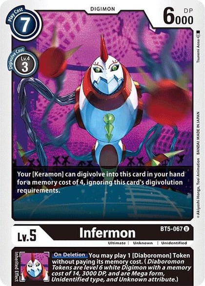 Infermon, Battle of Omni BT5-067 U