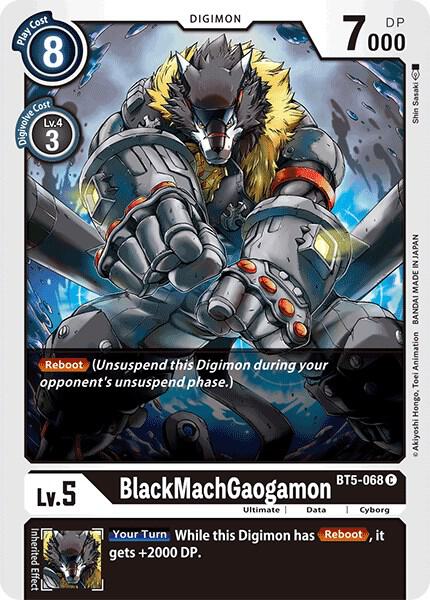 BlackMachGaogamon, Battle of Omni BT5-068 C