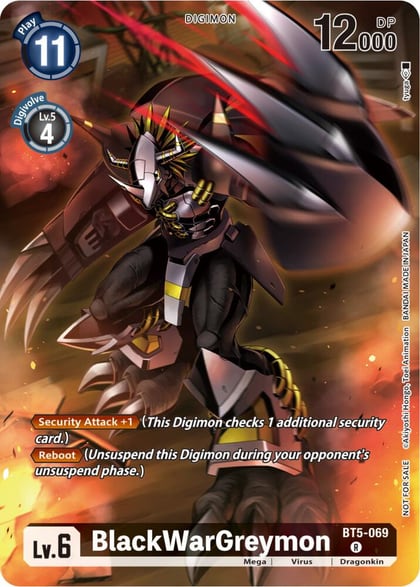 BlackWarGreymon (Tamer Party Pack -The Beginning-), Battle of Omni BT5-069 R