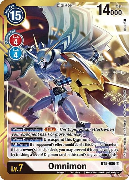 Omnimon (Alternate Art - sasasi), Battle of Omni BT5-086 SR