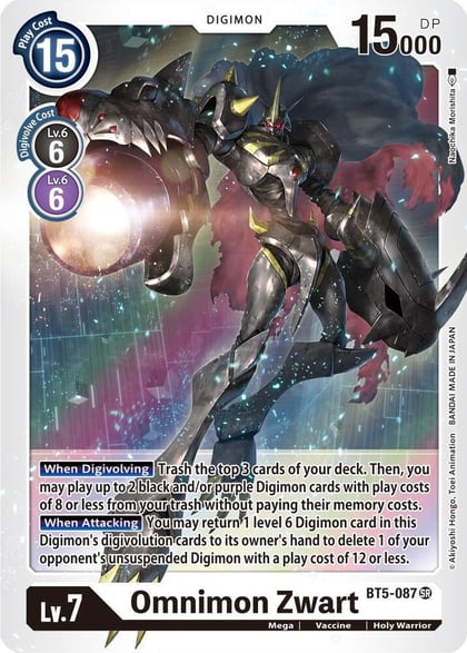 Omnimon Zwart, Battle of Omni BT5-087 SR