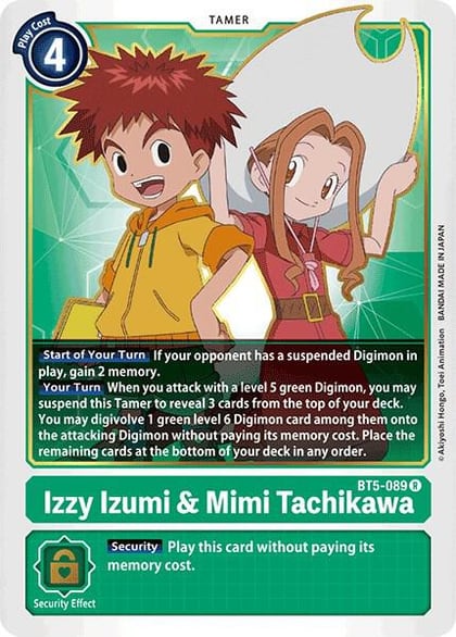 Izzy Izumi & Mimi Tachikawa, Battle of Omni BT5-089 R