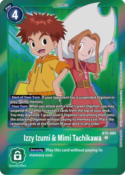 Izzy Izumi & Mimi Tachikawa (Event Pack 5), Battle of Omni BT5-089 R