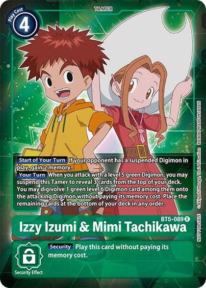 Izzy Izumi & Mimi Tachikawa (Box Topper), Battle of Omni BT5-089 R