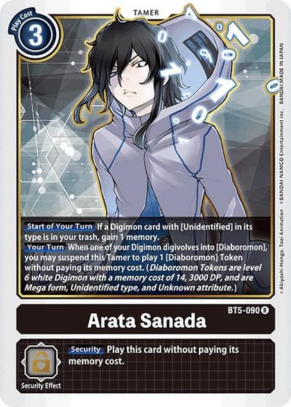 Arata Sanada, Battle of Omni BT5-090 R