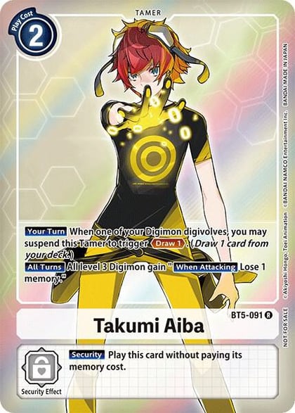 Takumi Aiba (Box Topper), Battle of Omni BT5-091 R