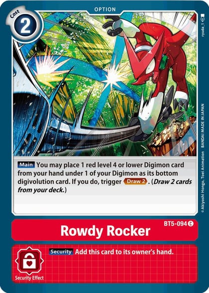 Rowdy Rocker, Battle of Omni BT5-094 C