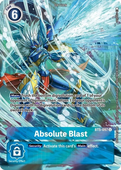 Absolute Blast (Summer 2022 Dash Pack), Battle of Omni BT5-097 U