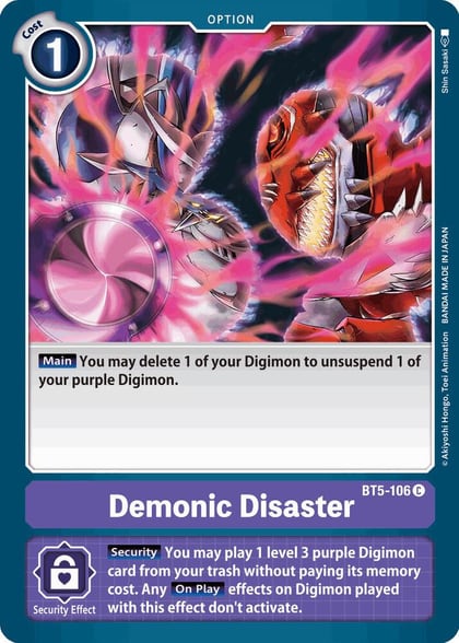 Demonic Disaster, Battle of Omni BT5-106 C
