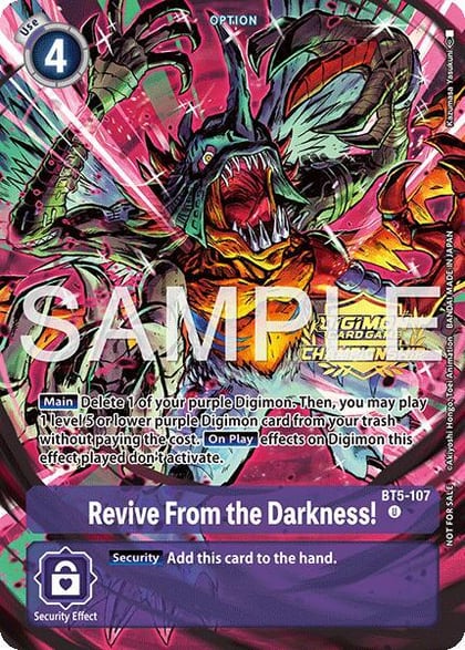 Revive From the Darkness! (Championship 25-26 Tamers Pack Season 1), Battle of Omni BT5-107 U