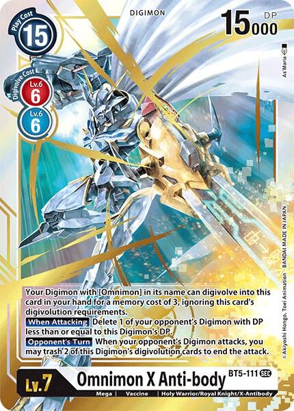 Omnimon X Anti-body, Battle of Omni BT5-111 SEC