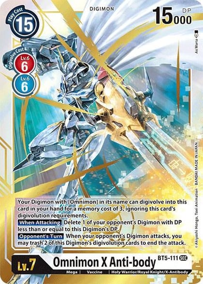 Omnimon X Anti-body, Battle of Omni BT5-111 SEC