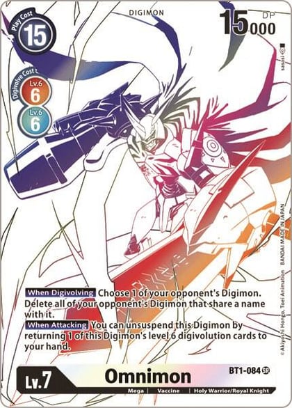 Omnimon (Alternate Art), Double Diamond BT1-084 SR
