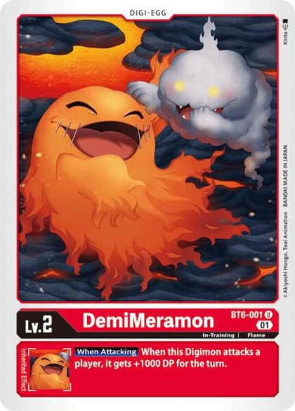 DemiMeramon, Double Diamond BT6-001 U