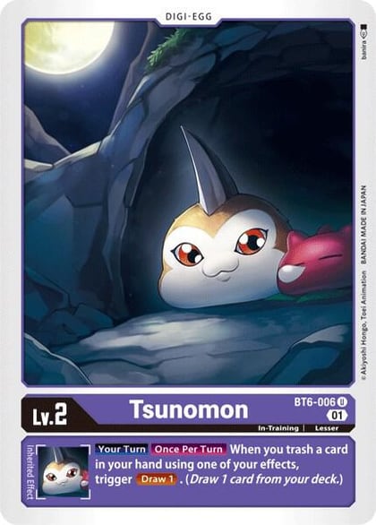 Tsunomon, Double Diamond BT6-006 U