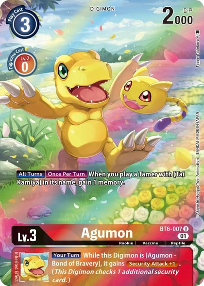 Agumon (Alternate Art), Double Diamond BT6-007 U