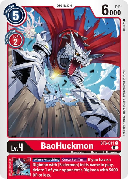 BaoHuckmon, Double Diamond BT6-011 C