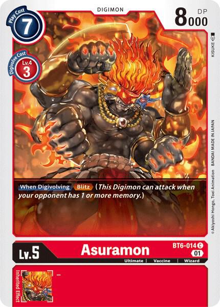 Asuramon, Double Diamond BT6-014 C